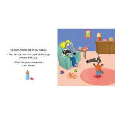 P'tit loup aime sa petite soeur