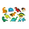 Puzzle Let's Begin - 10 puzzles de 2 pièces - Dinosaures - 2a+