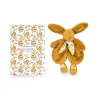 Lapin DOUDOU - Doudou lapin Jaune moutarde - 29 cm