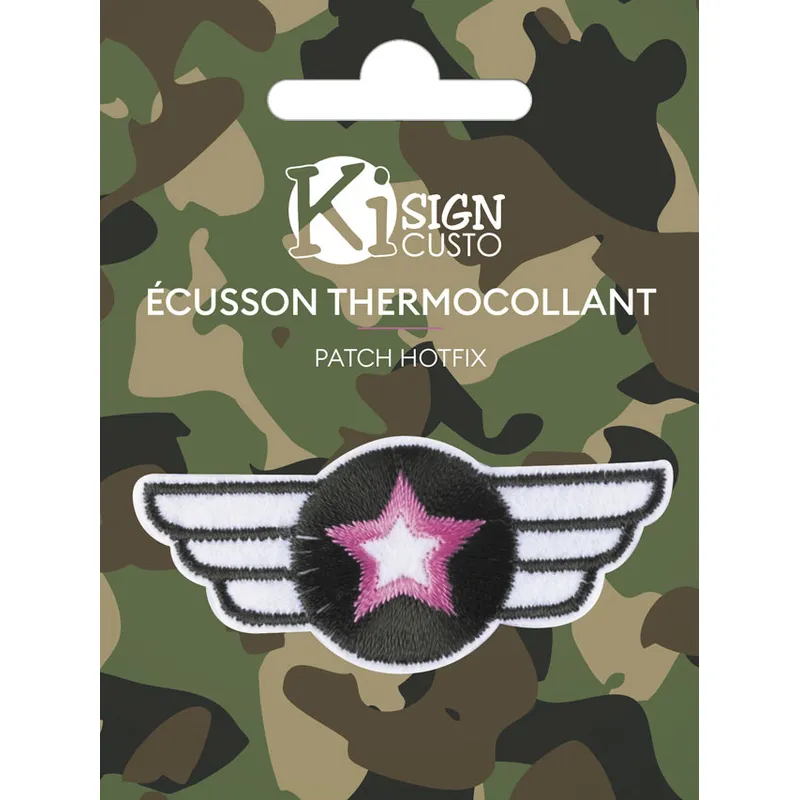 Ecusson brodé thermocollant - Aviateur