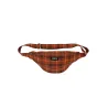 Sac banane L Sasha Tartan Sienne