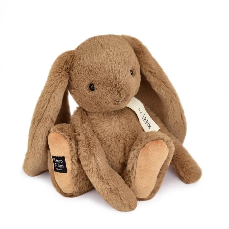Peluche lapin - marron noisette - LE LAPIN - 32 cm