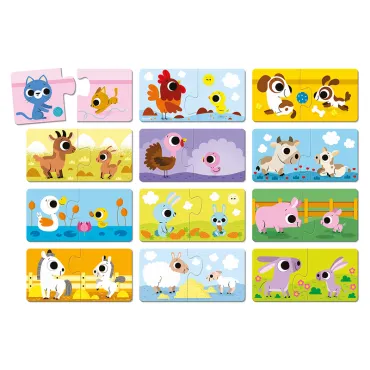 Puzzles Parents et Bébés Animaux