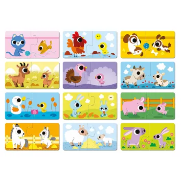 Puzzles Parents et Bébés Animaux
