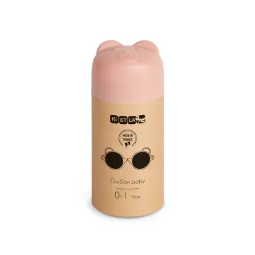 Lunettes de soleil OURSON 0-1 an - Rose pêche