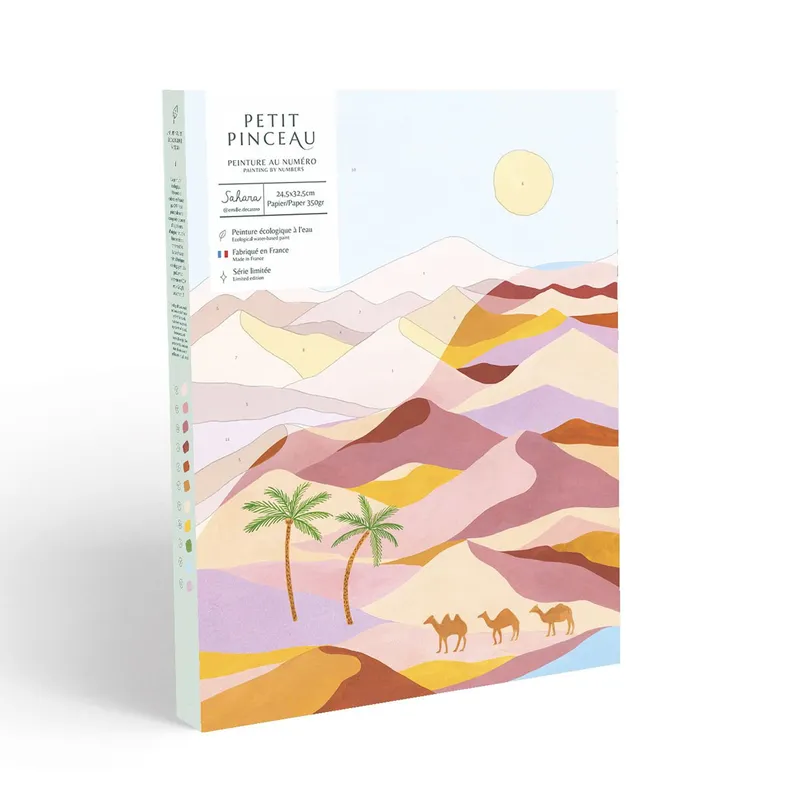 Coffret peinture au numéro - Sahara par Émilie De Castro