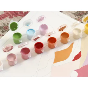 Coffret peinture au numéro - Sahara par Émilie De Castro