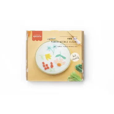 KIT MKMI - Mon kit punch needle fleuri