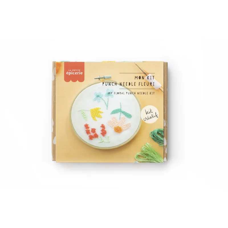KIT MKMI - Mon kit punch needle fleuri
