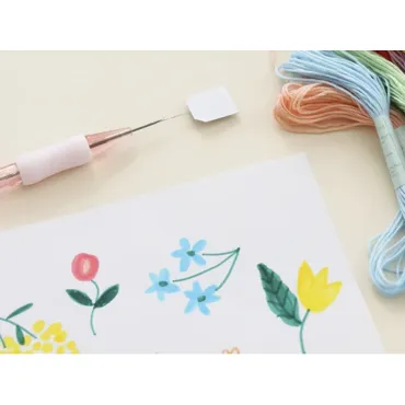 KIT MKMI - Mon kit punch needle fleuri