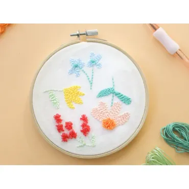KIT MKMI - Mon kit punch needle fleuri