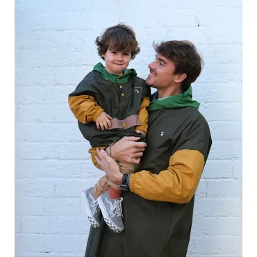 Poncho Kaki - 3-6 ans
