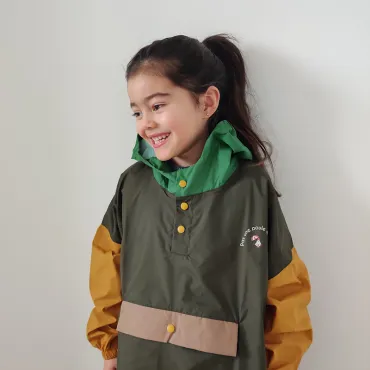 Poncho Kaki - 3-6 ans