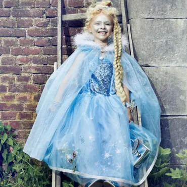 Princesse des neiges robe - 5-7 ans