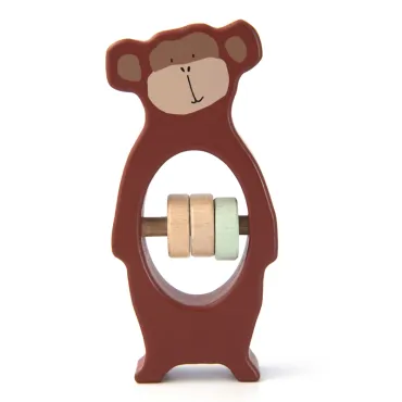 Hochet en bois - Mr. Monkey