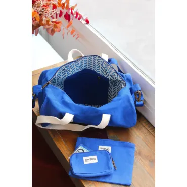 Sac polochon Mini Simon Bleu électrique
