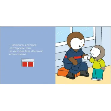 T'choupi visite la caserne de pompiers