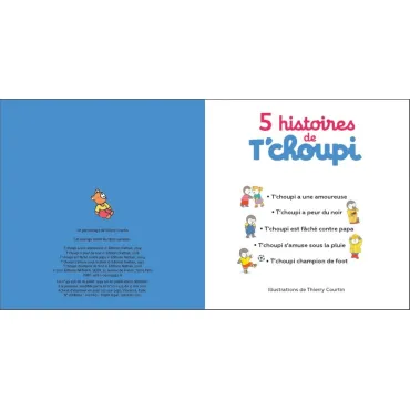 5 histoires de T'choupi - A la découverte des émotions