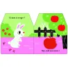 Cache-cache petit lapin - Livre matière
