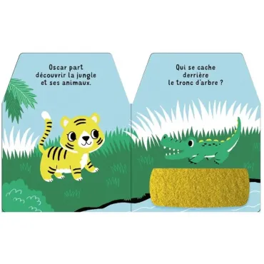 Cache-cache petit tigre - Livre matière