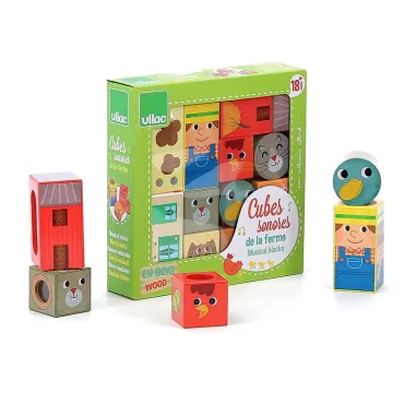 Cubes sonores de la ferme
