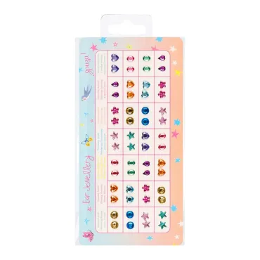 Boucles d'oreilles autocollantes