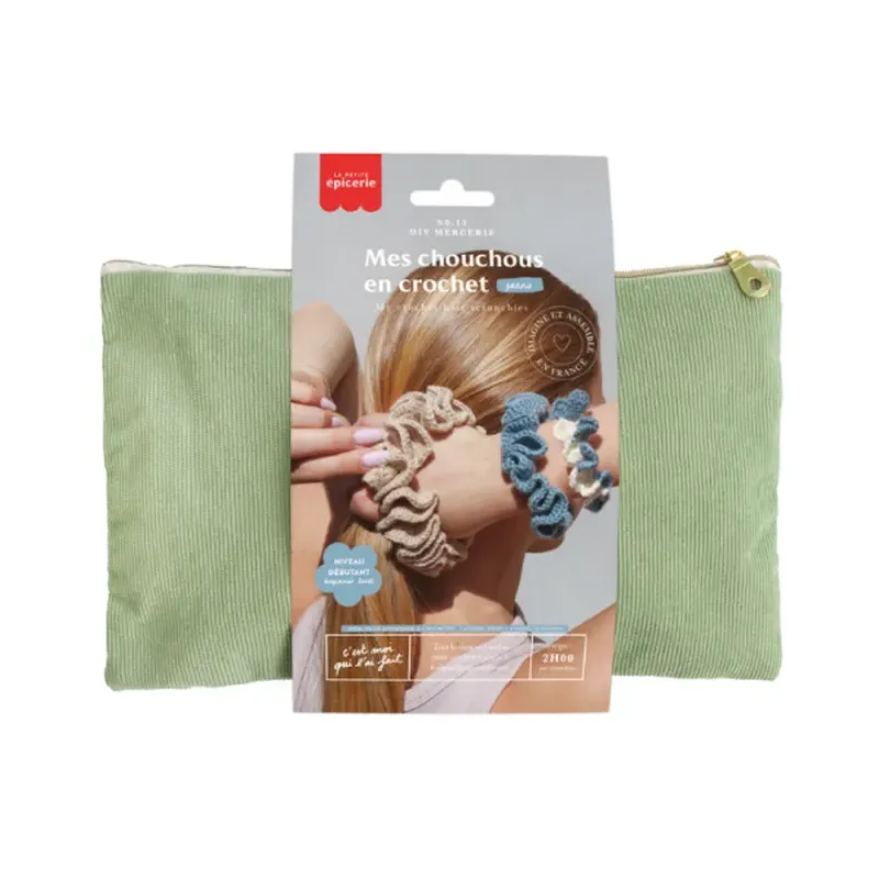 Kit DIY MERCERIE - Mes chouchous en crochet - Jean