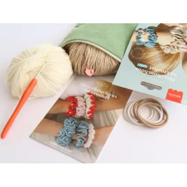 Kit DIY MERCERIE - Mes chouchous en crochet - Jean