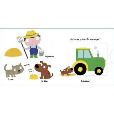 Mon imagier animé Kididoc - la ferme