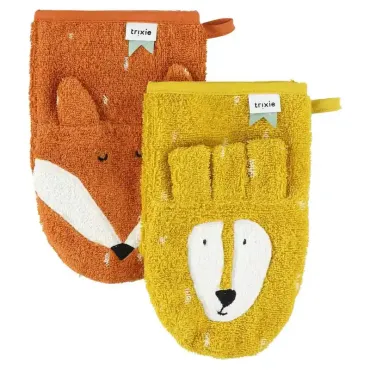Gant de toilette 2-pack |...