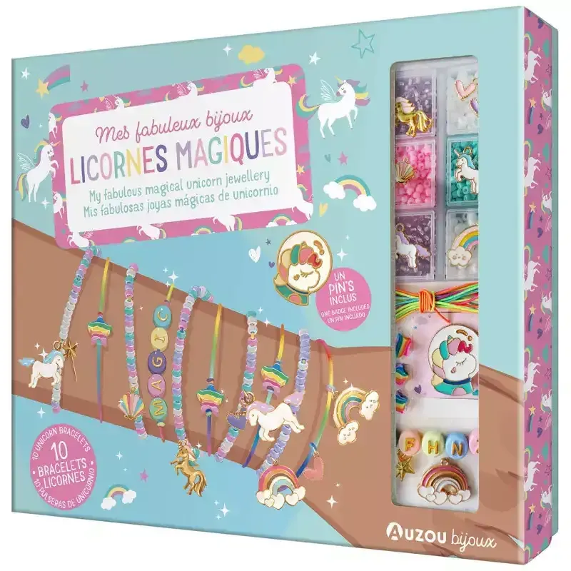 Ma boîte à bijoux - Mes fabuleux bijoux licornes magiques