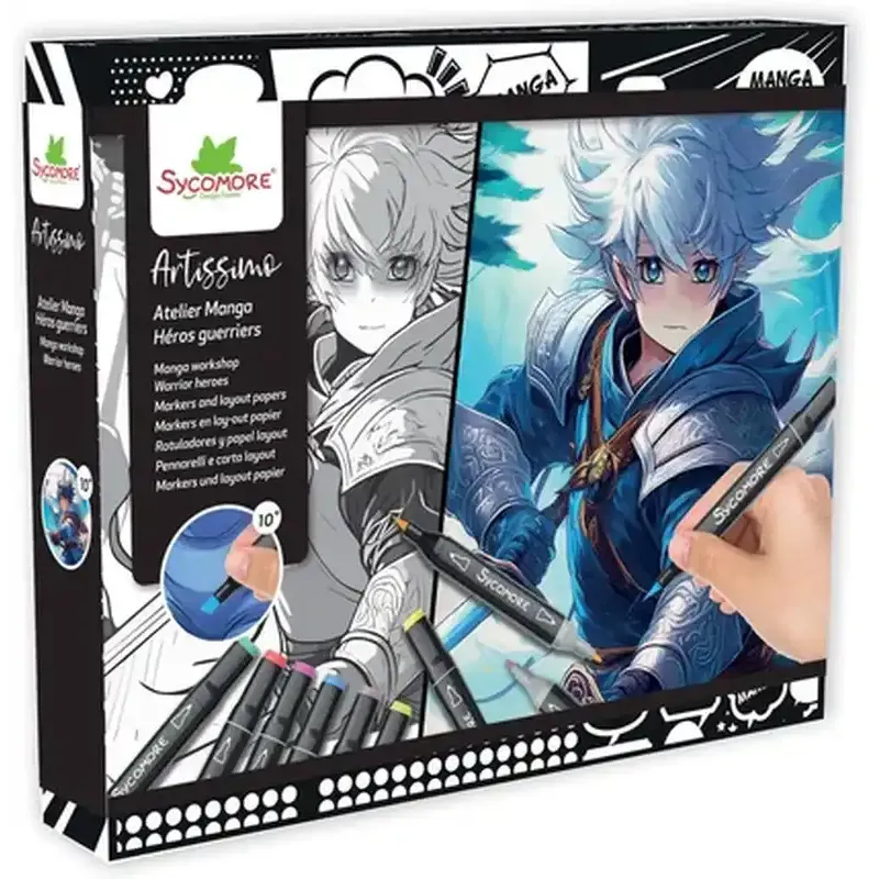 Manga - Layout et marqueurs - Arts martiaux