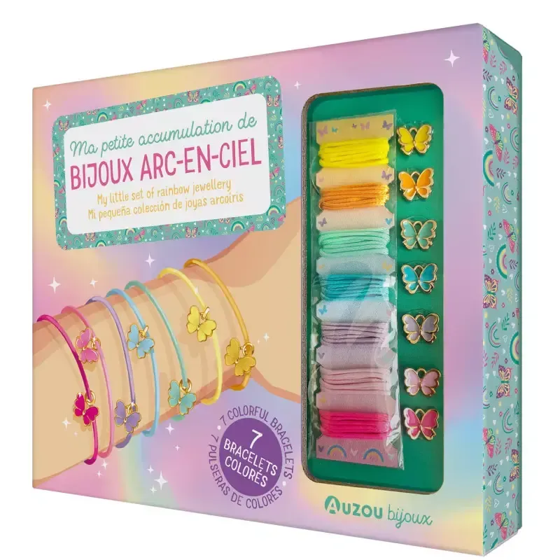 Mes jolis bijoux - Ma petite accumulation de bijoux arc-en-ciel