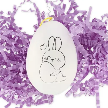 Kit de Décoration Œuf de Pâques - Hoppy Easter