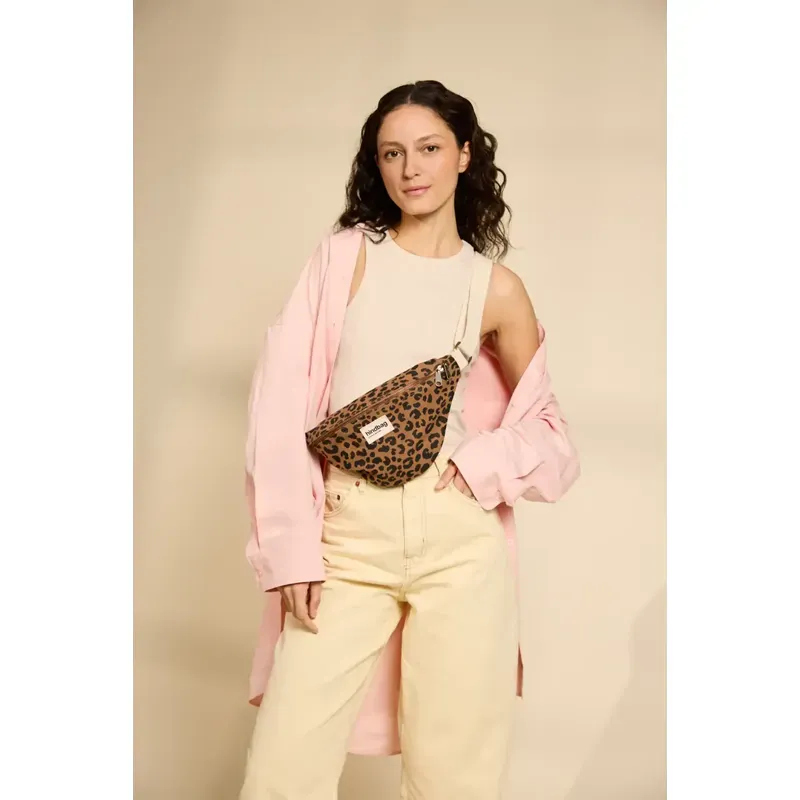 Sac Banane - Olivia Leopard Cannelle