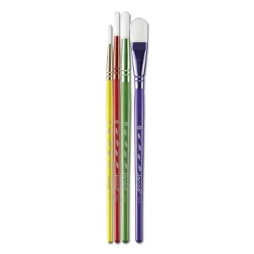 Kit de 4 pinceaux synthetiques