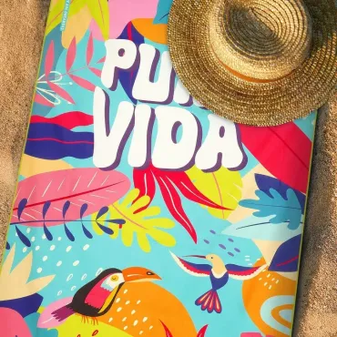Serviette de Plage - Pura Vida