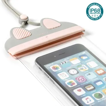 Étui Imperméable Pour Smartphone - Kitty