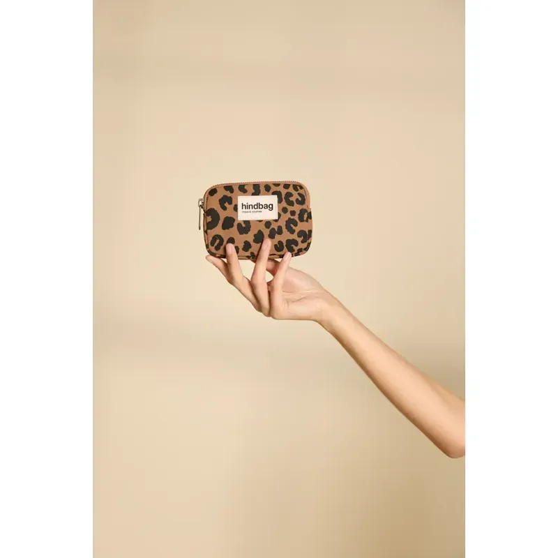 Porte-monnaie - Lili Leopard Cannelle