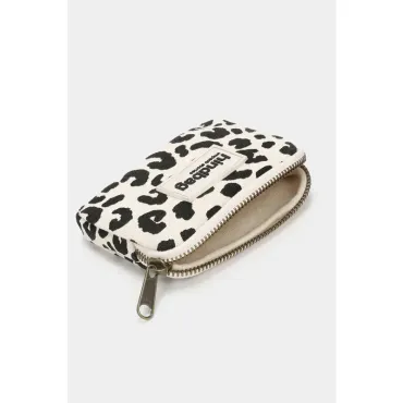 Porte-monnaie - Lili Leopard Ecru
