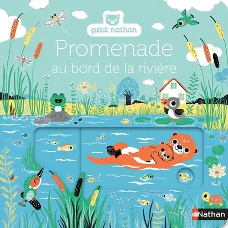 Promenade au bord de la rivière - livre animé