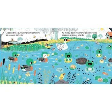 Promenade au bord de la rivière - livre animé