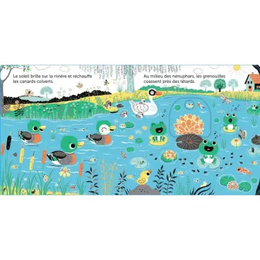Promenade au bord de la rivière - livre animé