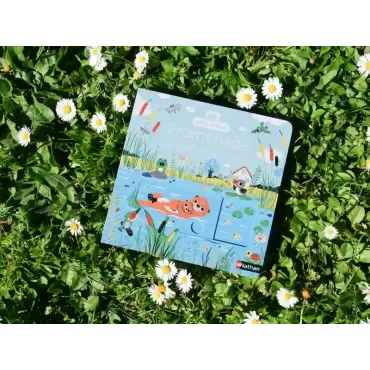 Promenade au bord de la rivière - livre animé