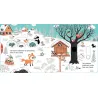 Promenade dans la neige - livre animé