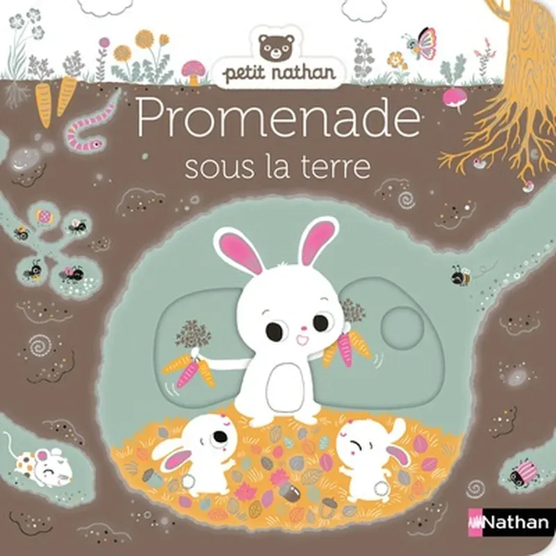 Promenade sous la terre - livre d'éveil animé