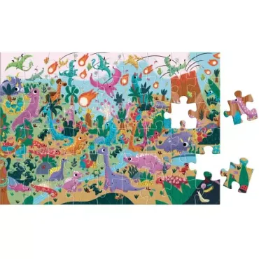 Puzzle cherche et trouve - les dinosaures