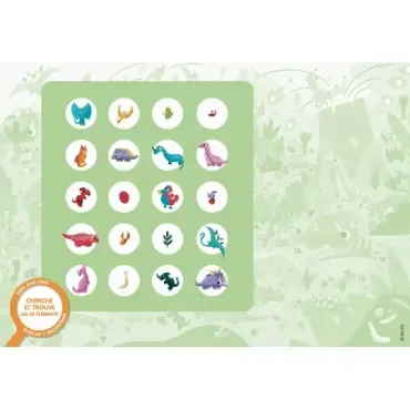 Puzzle cherche et trouve - les dinosaures