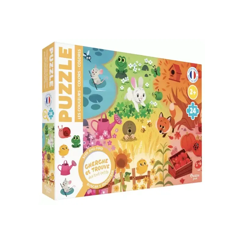 Puzzle cherche et trouve des tout-petits - les couleurs