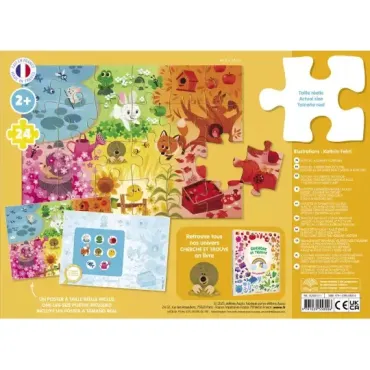 Puzzle cherche et trouve des tout-petits - les couleurs